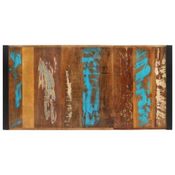 Table de bar 140x70x110 cm bois massif de récupération 