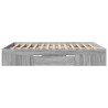Cadre de lit sans matelas sonoma gris 150x200 cm 