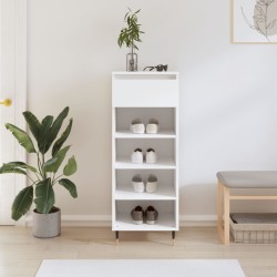 Armoire à chaussures Blanc 40x36x105 cm Bois d'ingénierie 