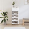 Armoire à chaussures Blanc 40x36x105 cm Bois d'ingénierie 