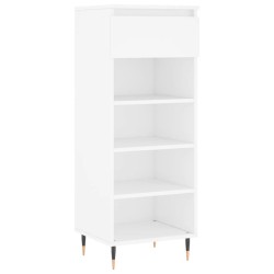 Armoire à chaussures Blanc 40x36x105 cm Bois d'ingénierie 