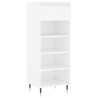 Armoire à chaussures Blanc 40x36x105 cm Bois d'ingénierie 