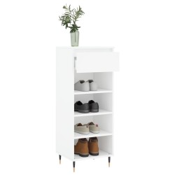 Armoire à chaussures Blanc 40x36x105 cm Bois d'ingénierie 