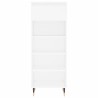 Armoire à chaussures Blanc 40x36x105 cm Bois d'ingénierie 
