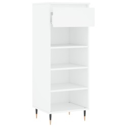 Armoire à chaussures Blanc 40x36x105 cm Bois d'ingénierie 