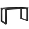 Pieds de table basse cadre en O 80x40x43 cm acier 