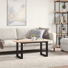 Pieds de table basse cadre en O 80x40x43 cm acier 