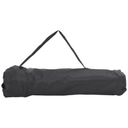 Chaise de camping avec poche pliable lot de 2 marron 