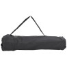Chaise de camping avec poche pliable lot de 2 marron 