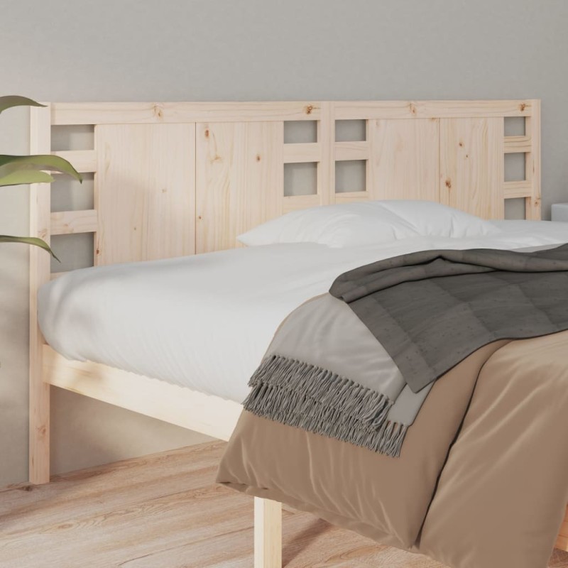Tête de lit 141x4x100 cm Bois massif de pin 