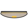 Tapis d'escalier 30 pcs noir 65x21x4 cm 