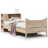 Cadre de lit sans matelas 90x200 cm bois de pin massif 