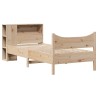 Cadre de lit sans matelas 90x200 cm bois de pin massif 