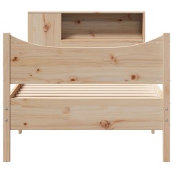 Cadre de lit sans matelas 90x200 cm bois de pin massif 