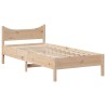 Cadre de lit sans matelas 90x200 cm bois de pin massif 