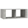 Table basse Gris béton 100x50x36 cm Bois d'ingénierie 