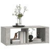Table basse Gris béton 100x50x36 cm Bois d'ingénierie 