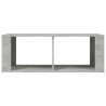 Table basse Gris béton 100x50x36 cm Bois d'ingénierie 