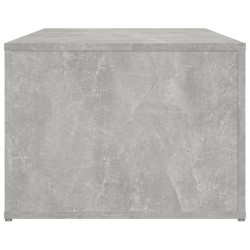 Table basse Gris béton 100x50x36 cm Bois d'ingénierie 