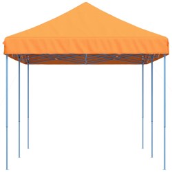 Tente de réception pliable escamotable orange 580x292x315 cm 
