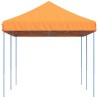 Tente de réception pliable escamotable orange 580x292x315 cm 