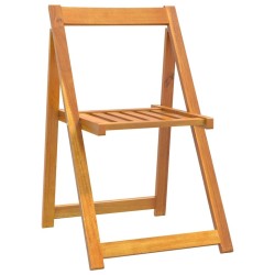 Chaises pliables de jardin lot de 6 Bois d'acacia massif 
