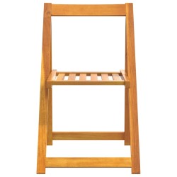 Chaises pliables de jardin lot de 6 Bois d'acacia massif 