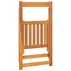 Chaises pliables de jardin lot de 6 Bois d'acacia massif 