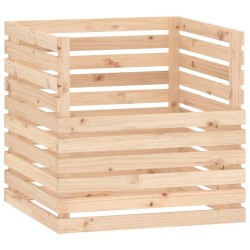 Composteur 80x80x78 cm Bois massif de pin 