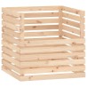 Composteur 80x80x78 cm Bois massif de pin 