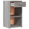 Table de chevet sonoma gris 35x34x65 cm bois d'ingénierie 
