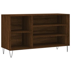 Armoire à chaussures Chêne marron 102x36x60cm Bois d'ingénierie 