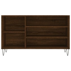 Armoire à chaussures Chêne marron 102x36x60cm Bois d'ingénierie 
