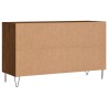 Armoire à chaussures Chêne marron 102x36x60cm Bois d'ingénierie 