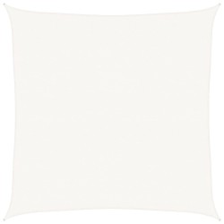 Voile d'ombrage 160 g/m² Blanc 5x5 m PEHD 