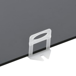 Clips de nivellement de carreaux 2500 pcs 3 mm 