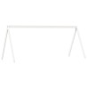 Toit de lit pour enfants blanc 209x85,5x88cm bois de pin massif 