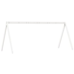 Toit de lit pour enfants blanc 209x85,5x88cm bois de pin massif 
