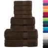 Ensemble de serviettes de qualité supérieure SOLUND 8pcs marron 