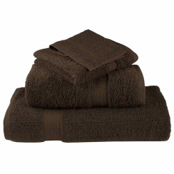 Ensemble de serviettes de qualité supérieure SOLUND 8pcs marron 