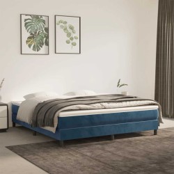 Matelas de lit à ressorts ensachés 160x210x20 cm velours 
