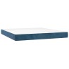 Matelas de lit à ressorts ensachés 160x210x20 cm velours 