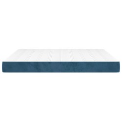 Matelas de lit à ressorts ensachés 160x210x20 cm velours 
