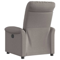 Fauteuil inclinable Taupe Tissu 