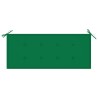 Banc de jardin empilable et coussin 128,5cm Bois de teck massif 