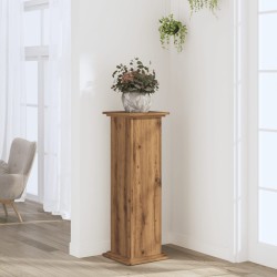Support pour plantes 33x33x100 cm bois d'ingénierie 