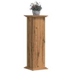Support pour plantes 33x33x100 cm bois d'ingénierie 