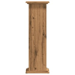 Support pour plantes 33x33x100 cm bois d'ingénierie 