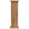 Support pour plantes 33x33x100 cm bois d'ingénierie 