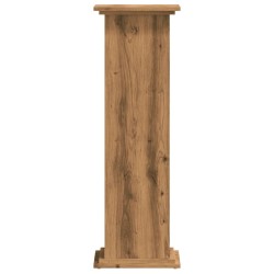 Support pour plantes 33x33x100 cm bois d'ingénierie 